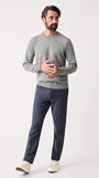 Faherty Stretch Terry 5 Pocket- Navy