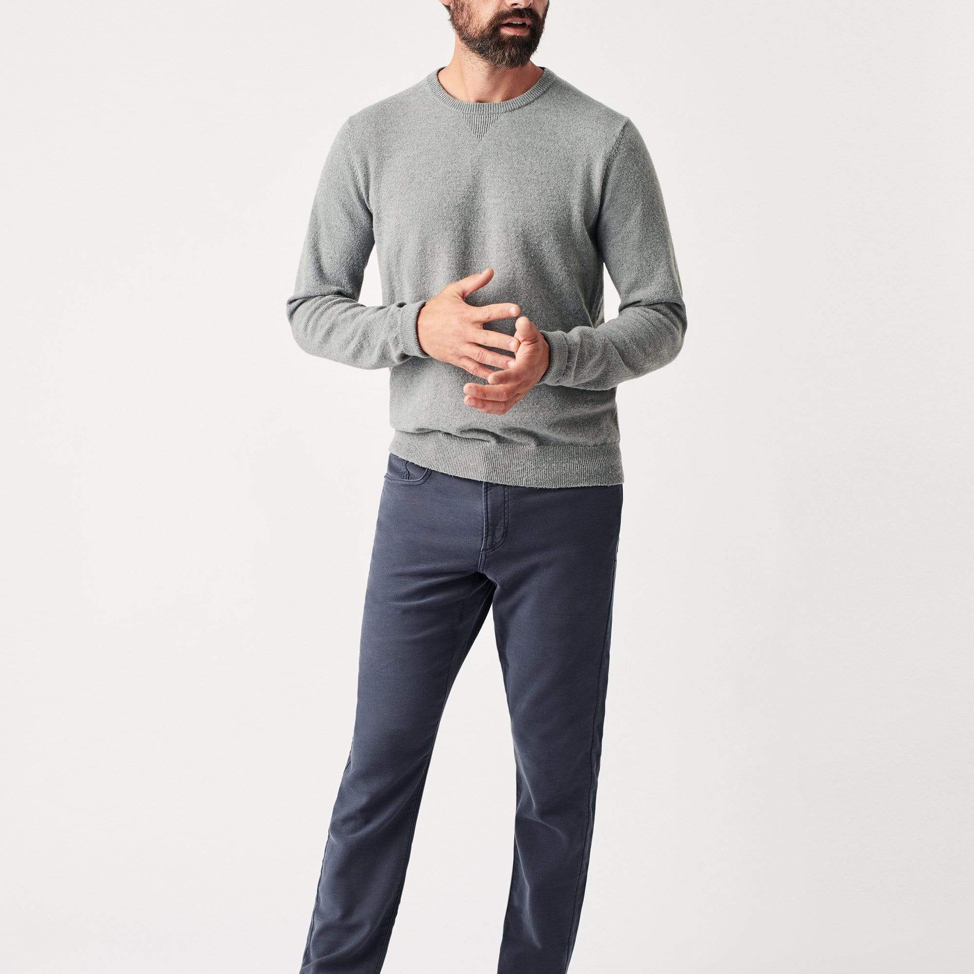 Faherty Stretch Terry 5 Pocket- Navy