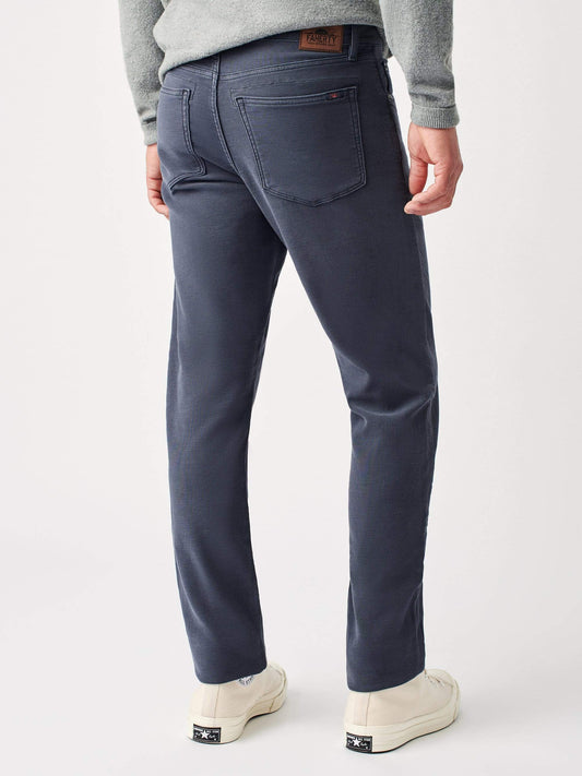 Faherty Stretch Terry 5 Pocket- Navy