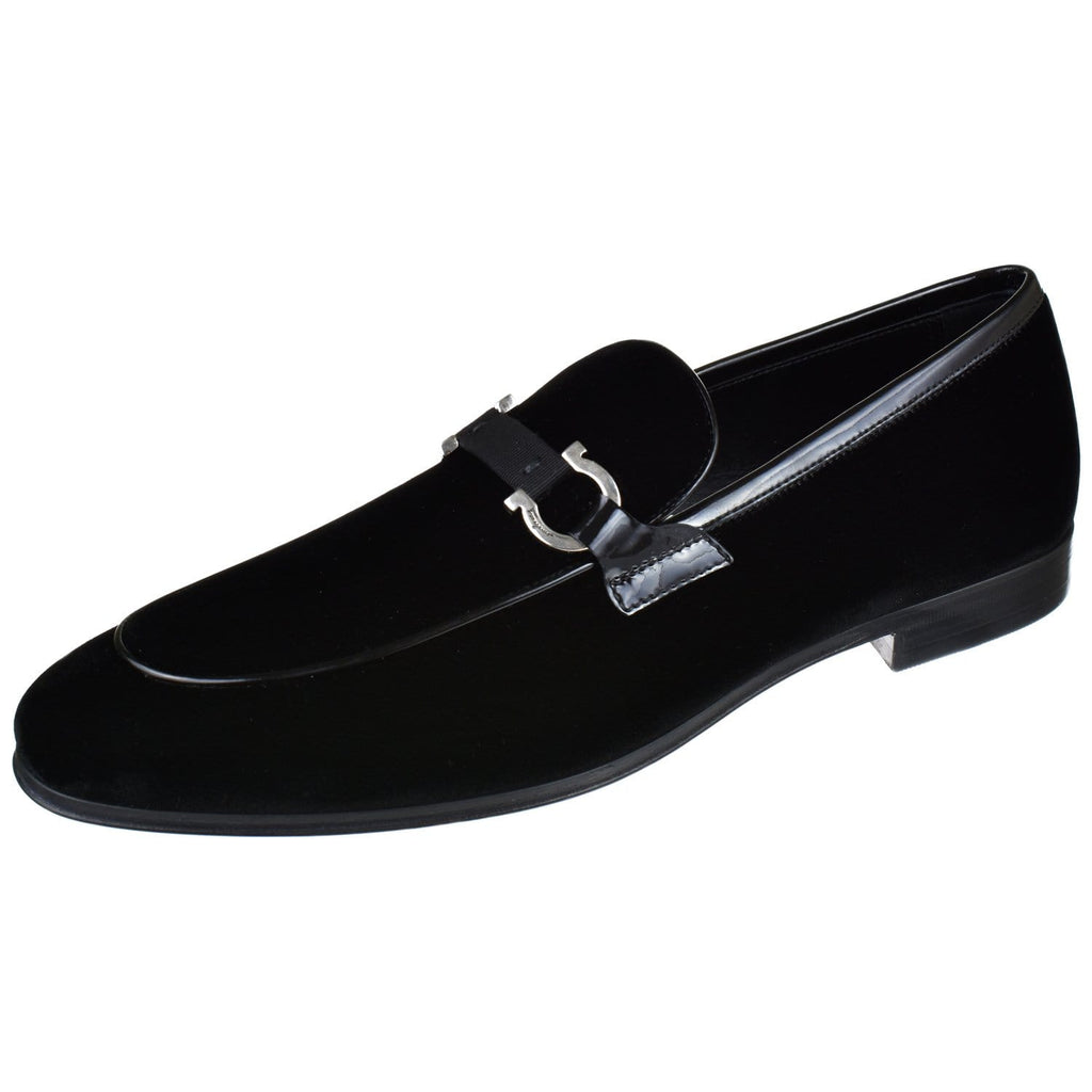 Ferragamo Shoes Seral Velvet Formal Loafer