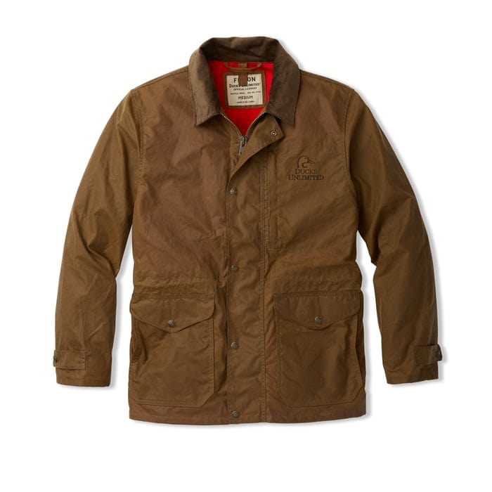 Filson Outerwear Ducks Unlimited Cover Cloth Mile Marker Coat