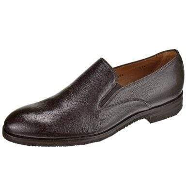 Gravati Shoes Peccary Slip On Plain Toe