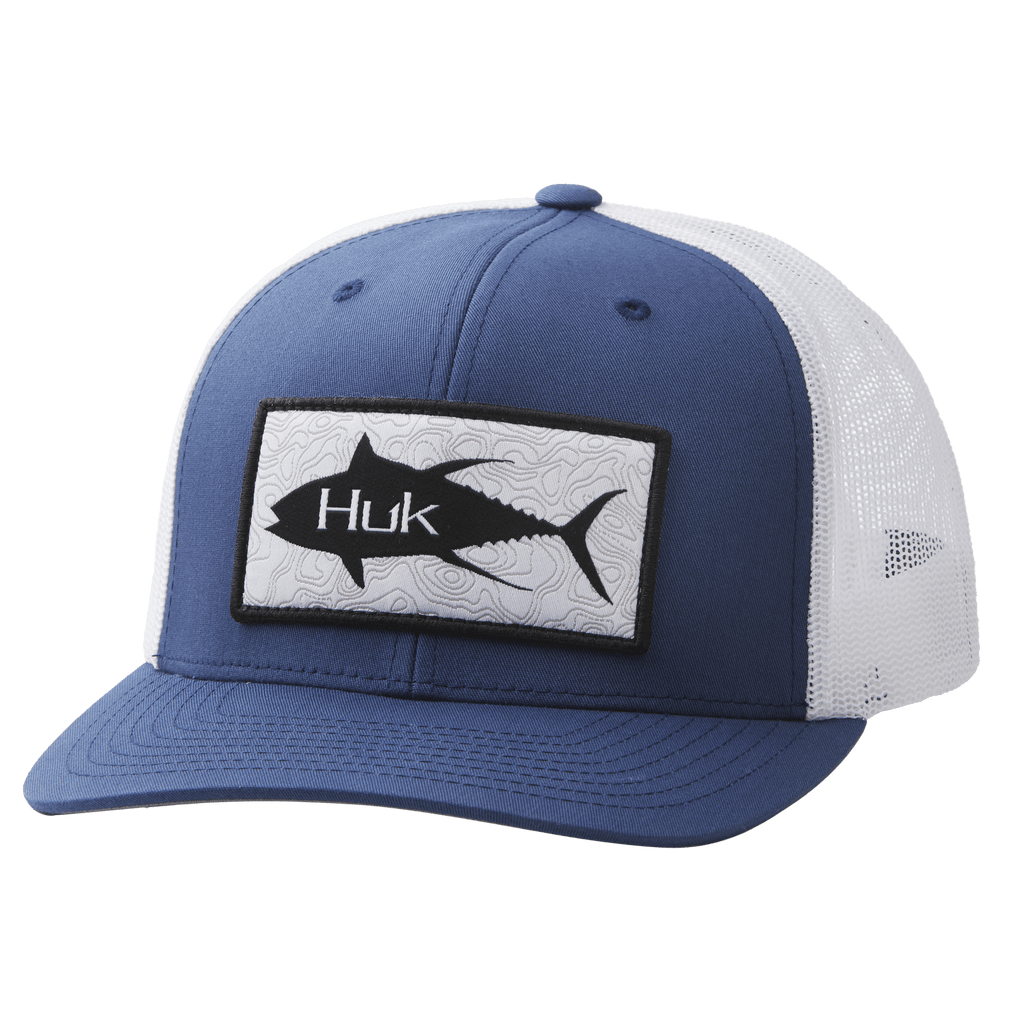 Huk Hats Topo Trucker Hat- Sargasso Sea