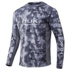 Huk Outerwear Icon X Refraction Camo Hoodie- Storm