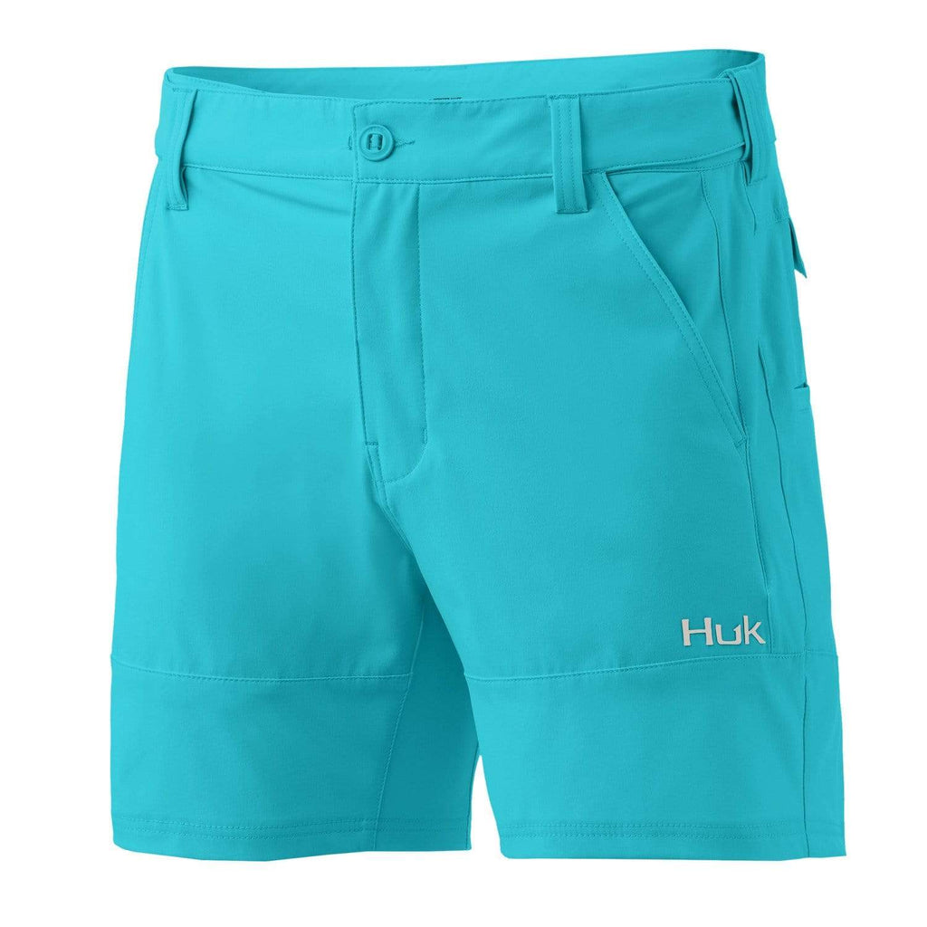 Huk Low Country 6 Performance Short- Blue Radiance