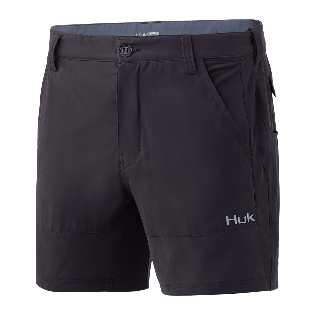 Huk Shorts Low Country 6" Performance Short- Iron