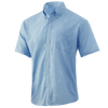 Huk Sport Shirts Marsh Teaser Short Sleeve Sport Shirt- Ice Blue