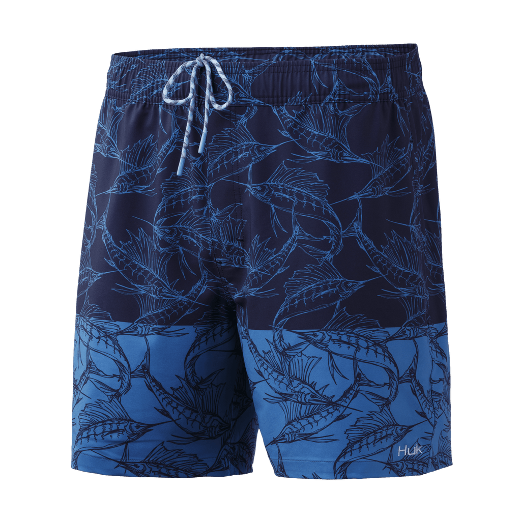 Huk Swimwear Playa 6" Swim Short- Norse Blue