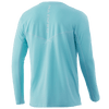 Huk T-Shirts Icon X Long Sleeve Shirt- Blue Radiance