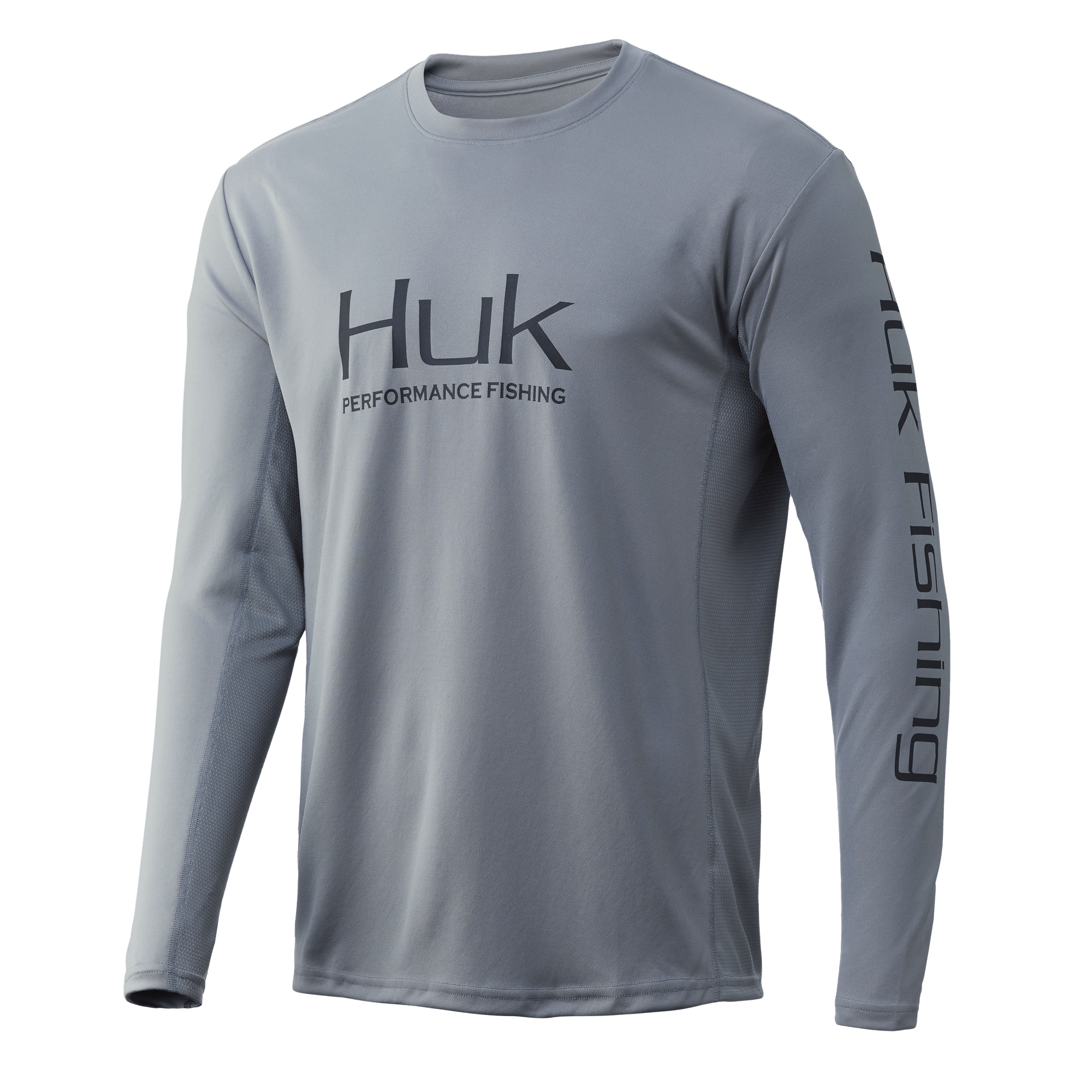 Huk Icon X Long Sleeve Shirt- Grey