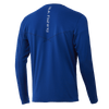 Huk T-Shirts Icon X Long Sleeve Shirt- Huk Blue