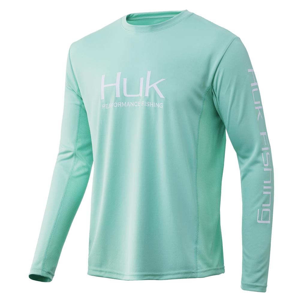 Huk Icon X Long Sleeve Shirt- Lichen