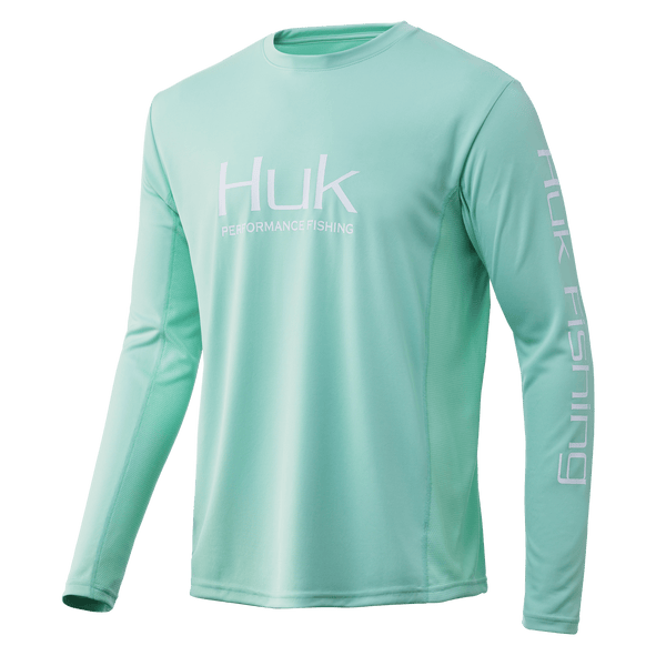 Huk T-Shirts Icon X Long Sleeve Shirt- Lichen