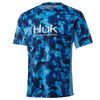 Huk T-Shirts Icon X Refraction Short Sleeve Shirt- San Sal
