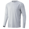 Huk T-Shirts Redfish Pursuit Long Sleeve Performance T Shirt- Glacier