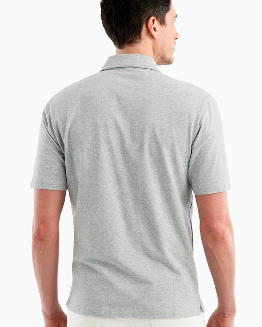 Johnnie O Polos Heathered Original Polo- Heather Gray