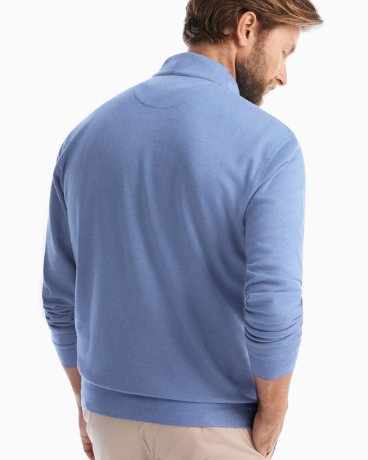 Johnnie O Sweaters Sully 1/4 Zip- Laguna Blue