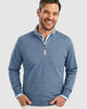 Johnnie O Sweaters Sully 1/4 Zip Pullover- Adrift