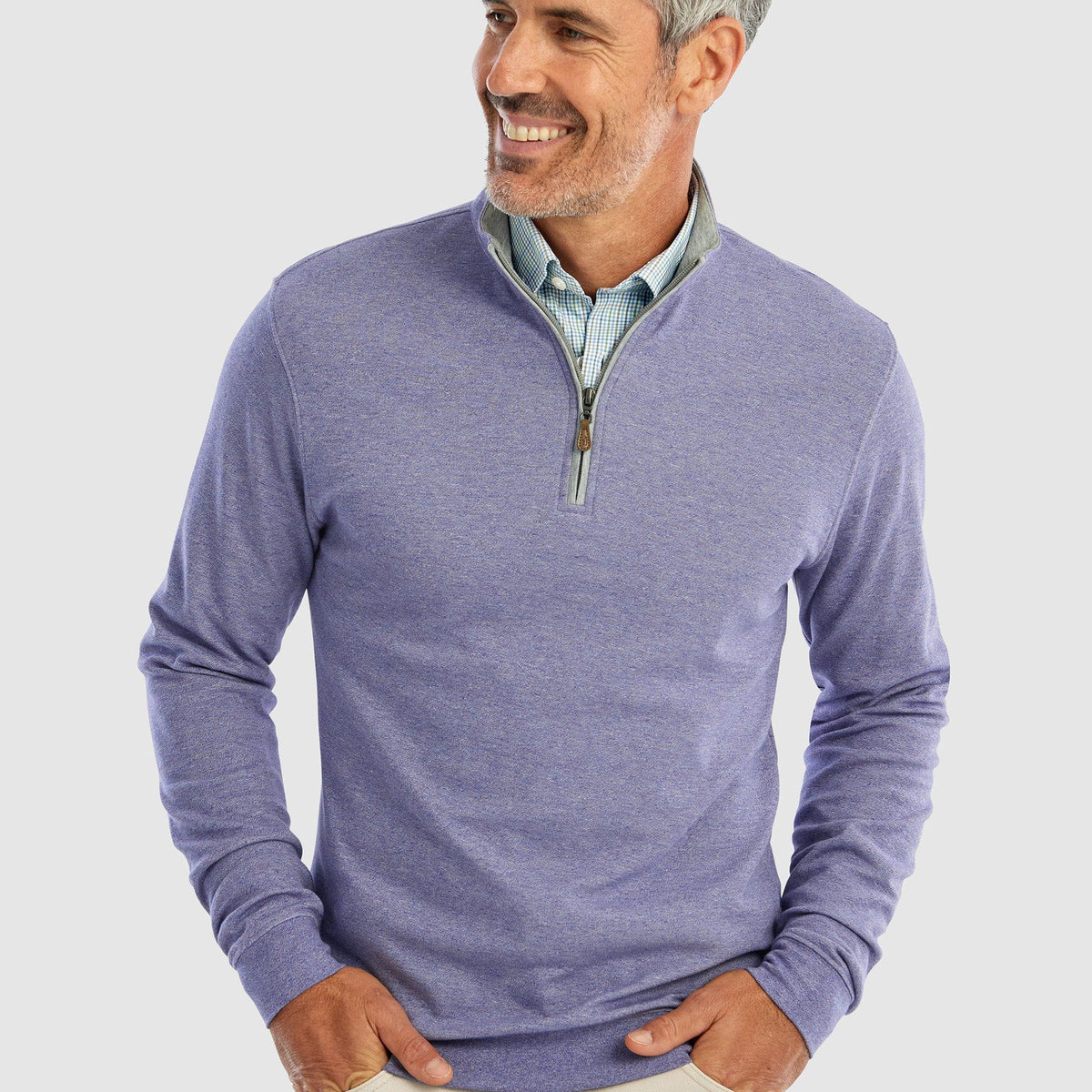 Weatherproof 151391 Vintage Cotton Cashmere Quarter-Zip Sweater