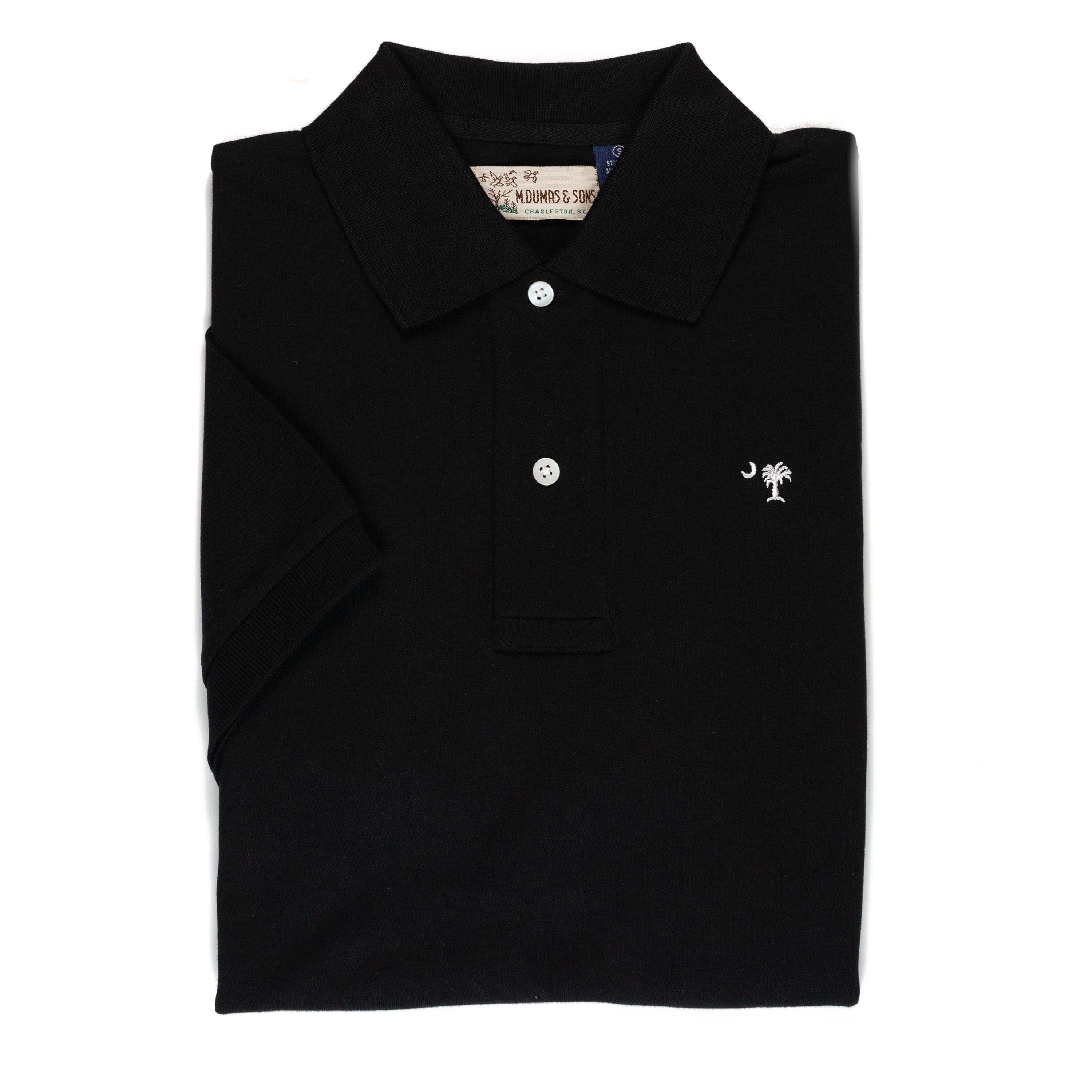 M. Dumas & Sons Polos Palmetto Polo- Black