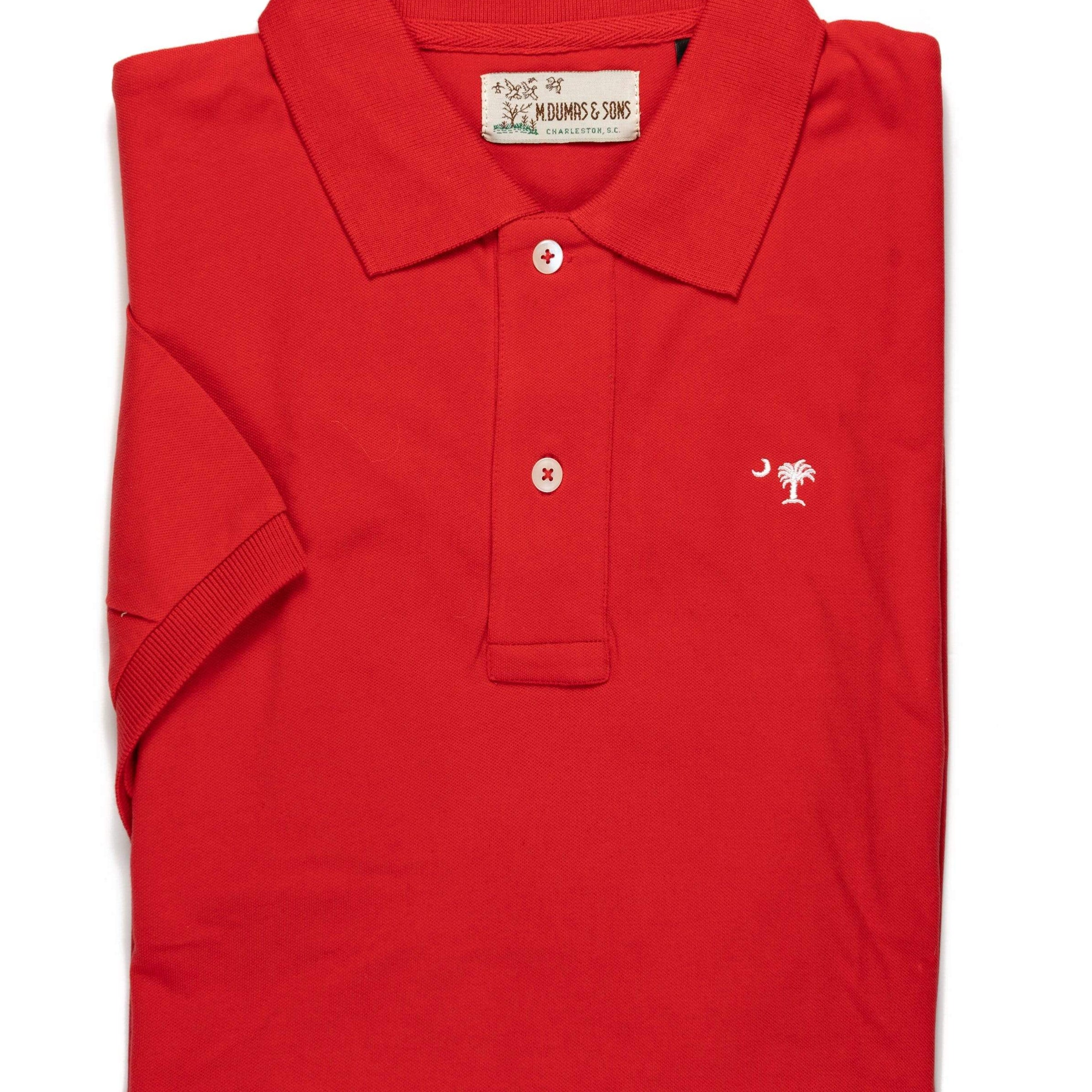 M. Dumas & Sons Polos Palmetto Polo- Red