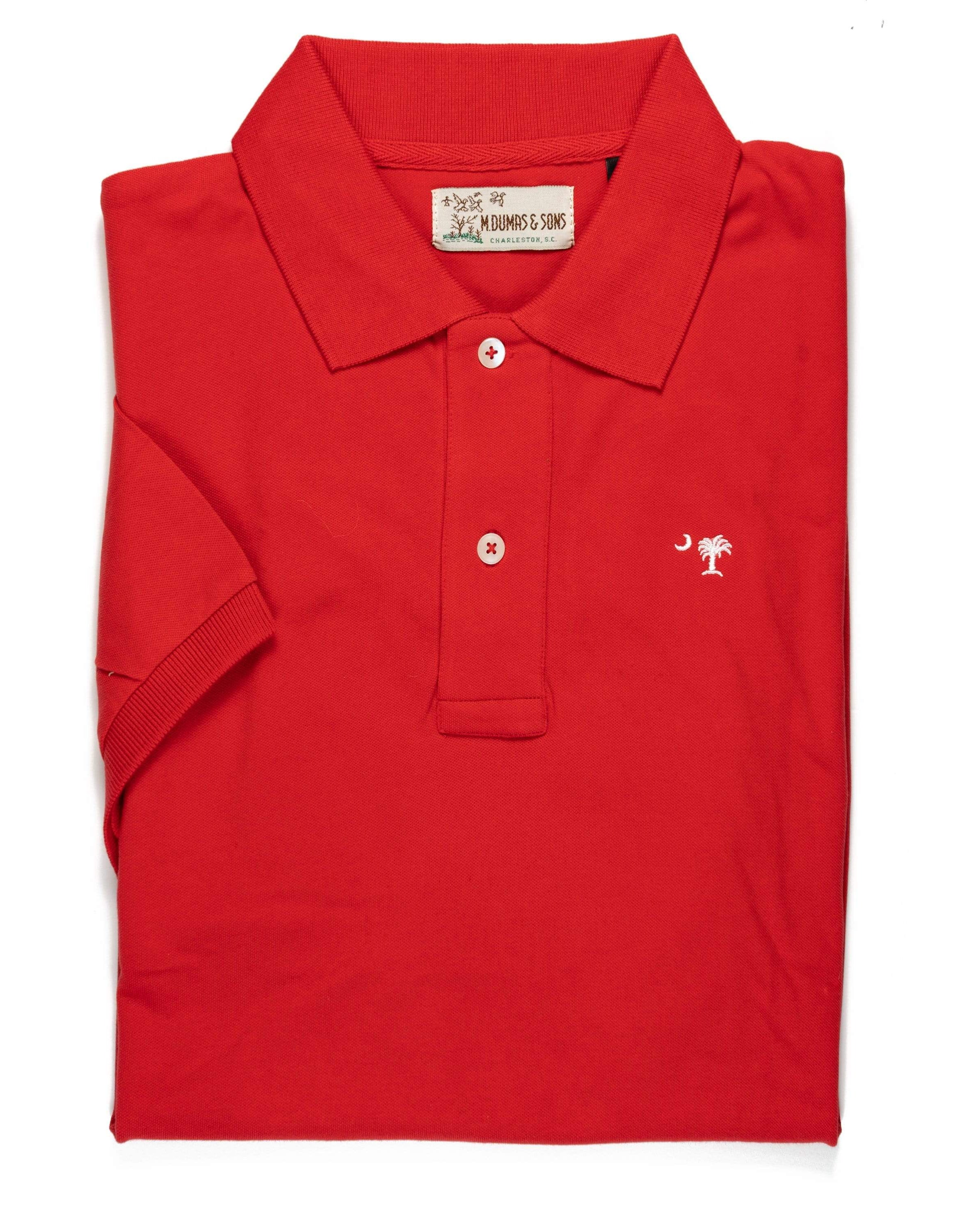M. Dumas & Sons Polos Palmetto Polo- Red