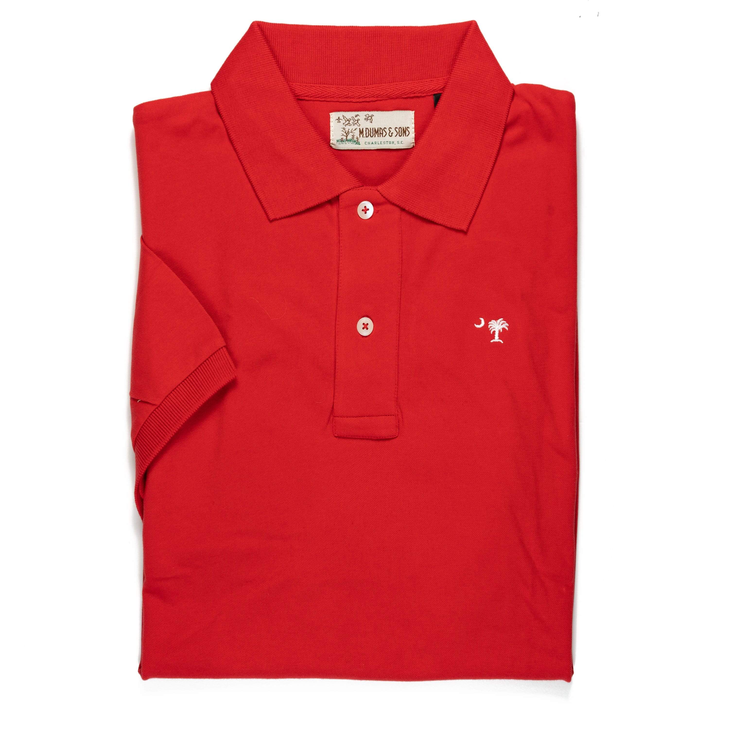 M. Dumas & Sons Polos Palmetto Polo- Red