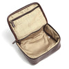 Moore & Giles Luggage Moore & Giles- Donald Wash Kit Titan Milled Brown
