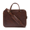Moore & Giles Luggage Moore & Giles- Miller Standard Attache' Titan Milled Brown
