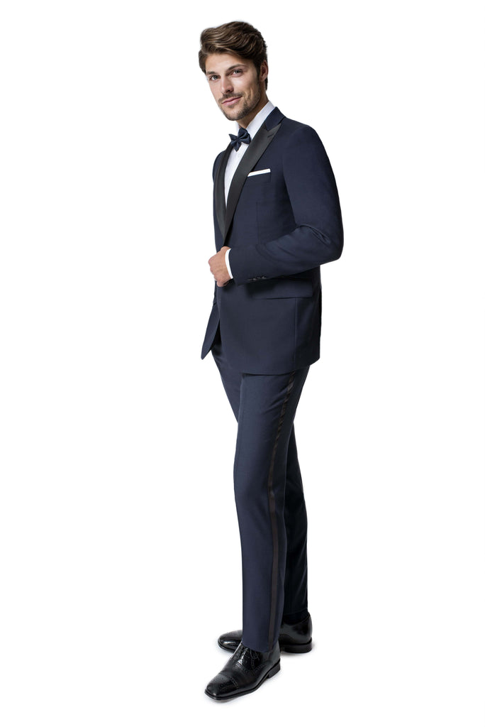 Paul Betenly Formal Wear Preston Classic Fit Midnight Peak Lapel Tuxedo