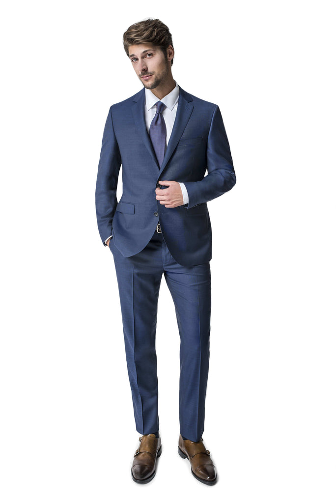 Paul Betenly Suits Ronaldo Slim Fit Navy Blue Suit