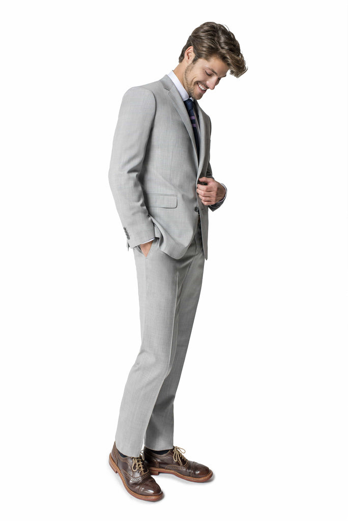 Paul Betenly Suits Thomas Classic Fit Pearl Grey Suit