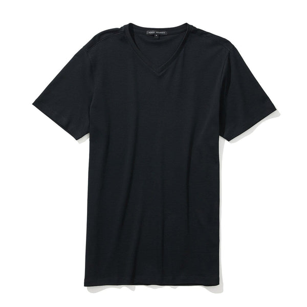 Robert Barakett T-Shirts Georgia V Neck T-Shirt- Black