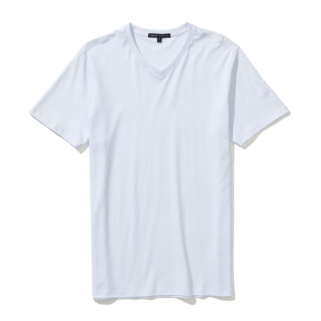 Robert Barakett T-Shirts Georgia V Neck T-Shirt- White