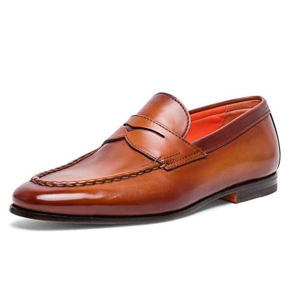 Santoni Shoes Door Penny Loafer