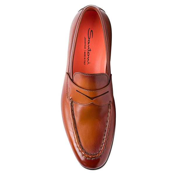 Santoni Shoes Door Penny Loafer