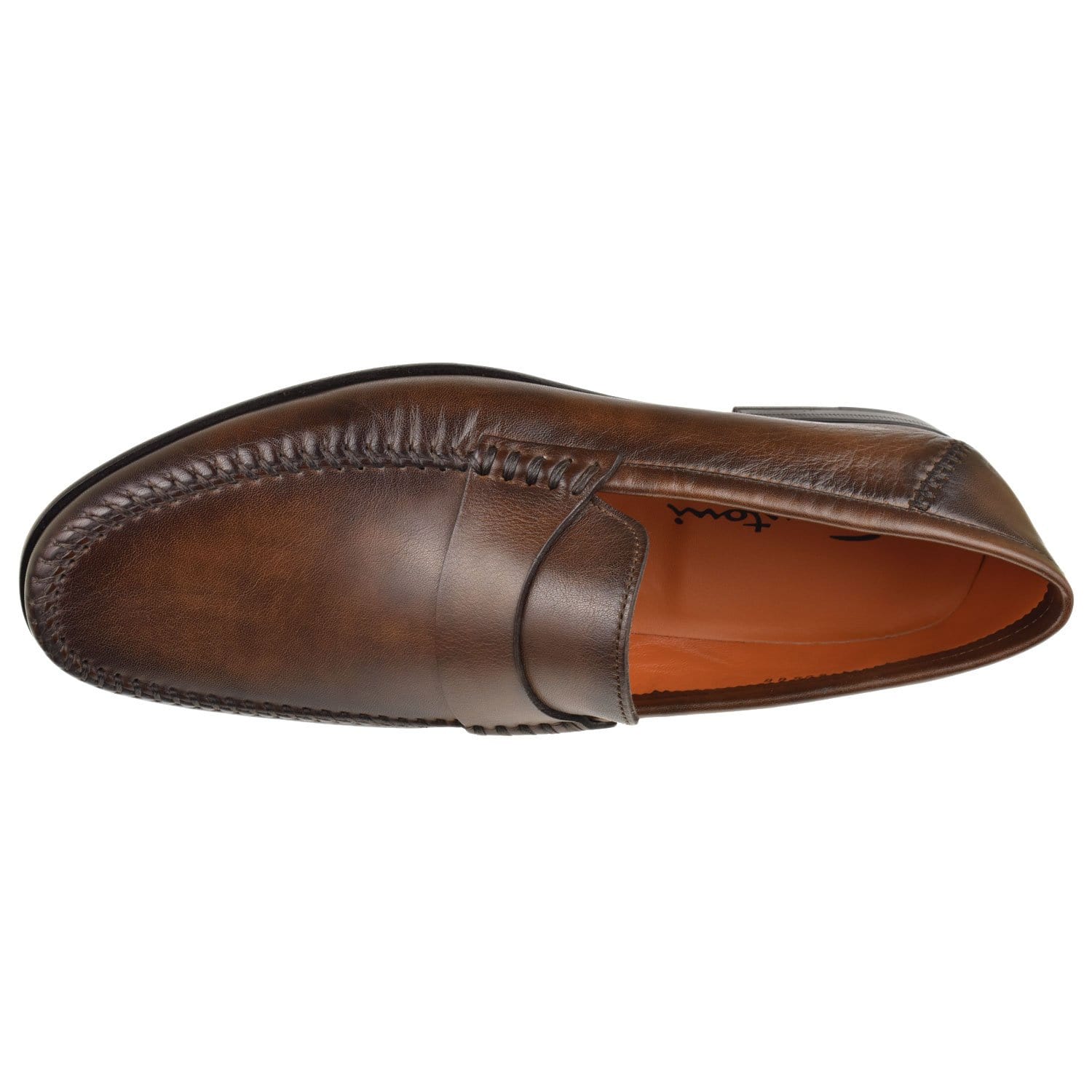 サンダル・ミュール SANTONI Cappuccino leather Didi slippers サンダル・ミュール SANTONI Cappuccino Leather Didi Slippers