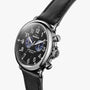 Shinola Watches The Runwell Chrono 47 MM Black/Blue Dial