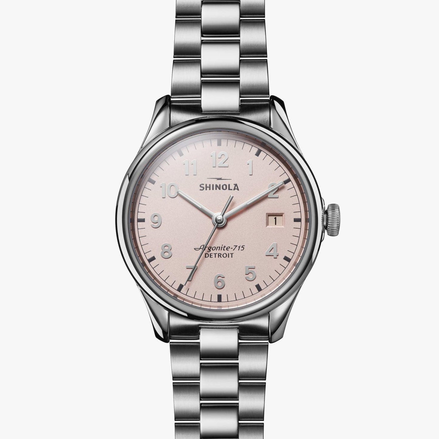 Shinola Watches The Vinton 38 MM Light Pink Dial