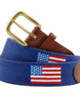 Smathers & Branson Belt American Flag Needlepoint Belt