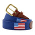 Smathers & Branson Belt American Flag Needlepoint Belt
