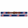 Smathers & Branson Belt American Flag Needlepoint Belt