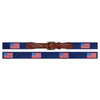 Smathers & Branson Belt American Flag Needlepoint Belt