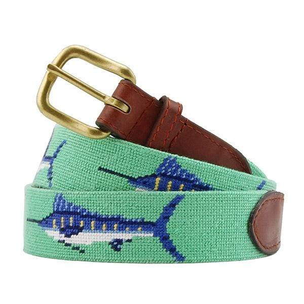 Smathers & Branson Belt Billfish Needlepoint Belt