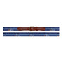 Smathers & Branson Belt Crossed Clubs Needlepoint Belt