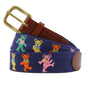 Smathers & Branson Belt Dancing Bears Needlepoint Belt