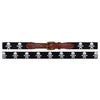 Smathers & Branson Belt Jolly Roger Needlepoint Belt
