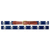 Smathers & Branson Belt Jolly Roger Needlepoint Belt