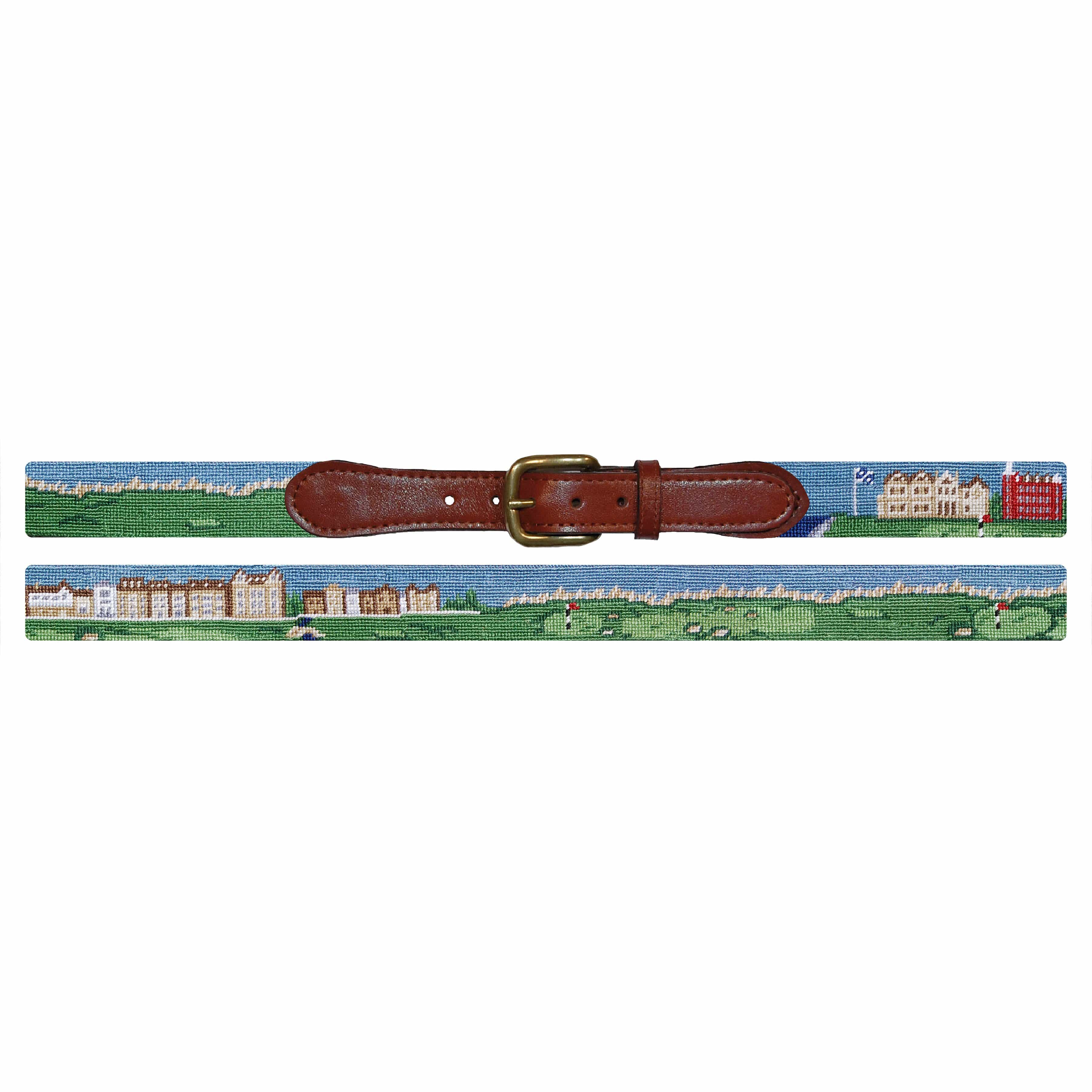 Smathers & Branson Belt Old Course Needlepoint Belt
