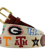 Smathers & Branson Belt SEC Needlepoint Belt